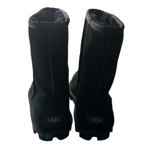 UGG Women's Classic II NEW Boot Size 7 Black - Picture 4 of 7